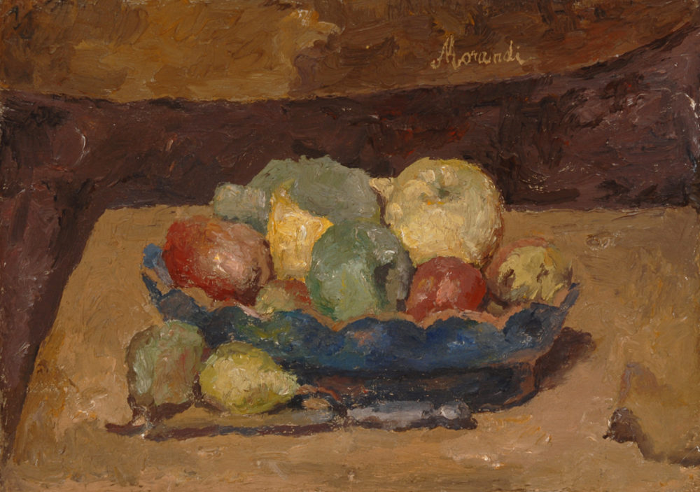 Giorgio-Morandi-Natura-morta-con-frutta-1927-olio-su-tela